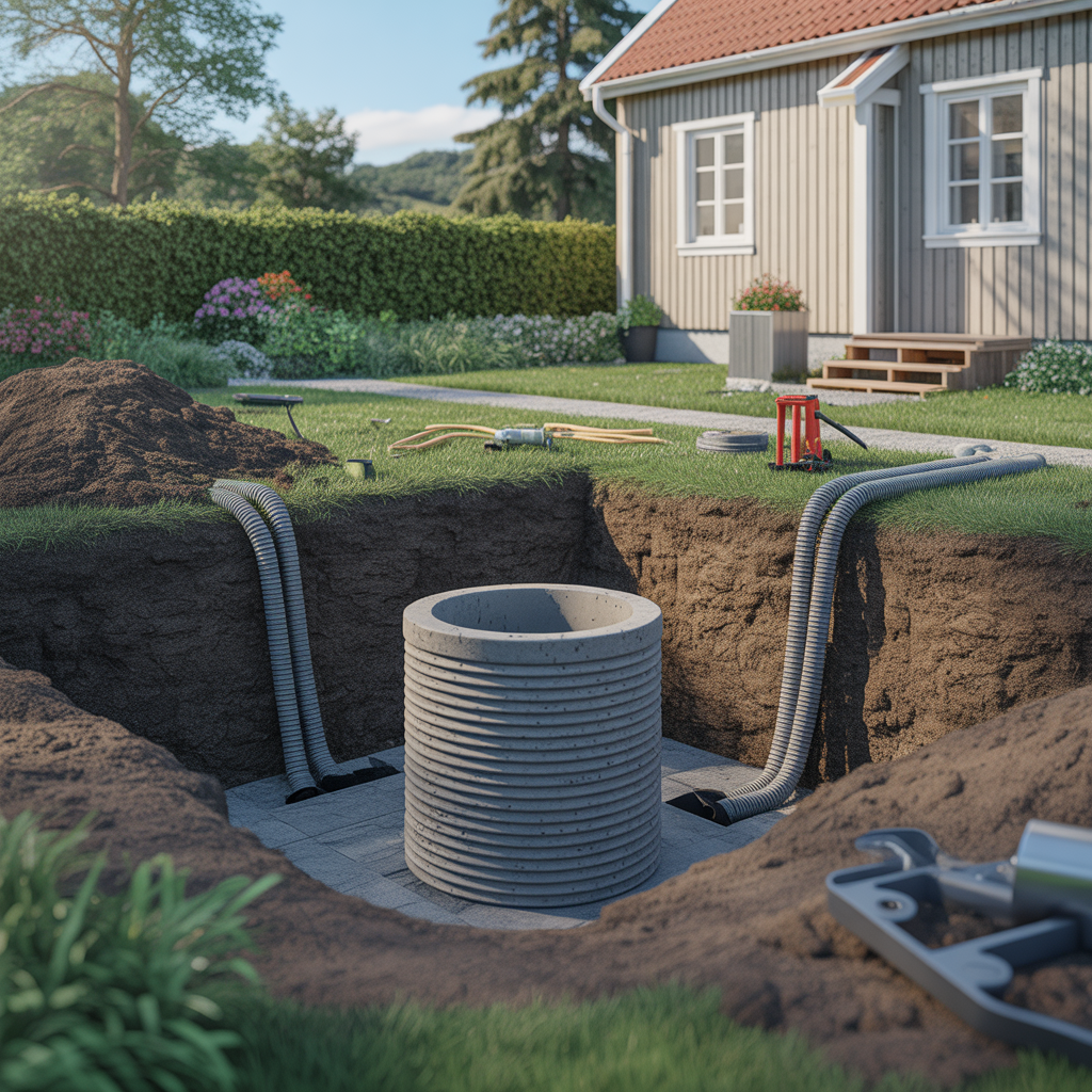 12.Sa installerar du en avskiljningsbrunn for battre avloppsflode