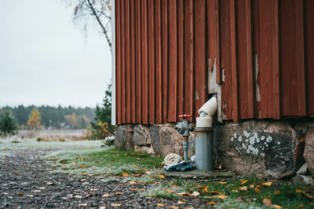 s vinterss krar du sommarstugan skydda vattenledningar och undvik frusna r r